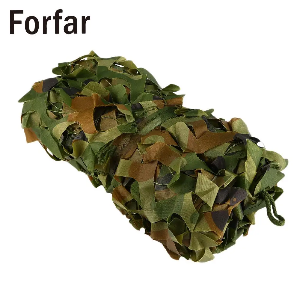 2 متر X 3.0 متر أكسفورد الغابة غطاء التمويه وودلاند كامو صافي الصيد سيارة المأوى