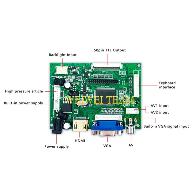 G121SN01 V3 Screen Panel 12.1 inch 800X600 TFT LCD Display Module Industrial LVDS HDMI Controller Board 20 pin Connector