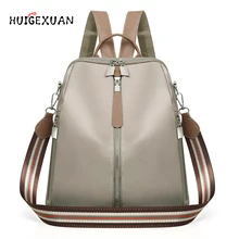 Women Double Zipper Backpacks Multifunction Oxford Cloth School Bag Backpacks For Girls Female Vintage Backpack Shoulder Bags A4 Women Double Zipper Backpacks Multifunction Oxford Cloth School Bag Backpacks For Girls Female Vintage Backpack Shoulder Bags A4