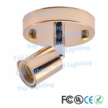 E26 E27 металла потолок поднялся потолок цоколь держатель с бесплатной направлении для подвеска свет люстры, аксессуары