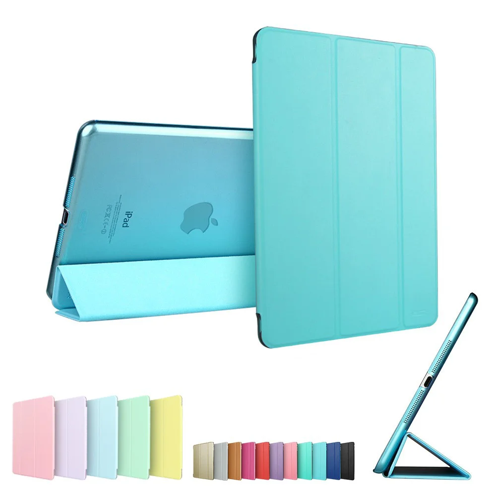 Чехол для iPad мини 1 2 3, ESR Tri-Fold Smart Cover Цвет Ultra Slim PU кожа Прозрачный чехол для iPad Mini 1 2 3