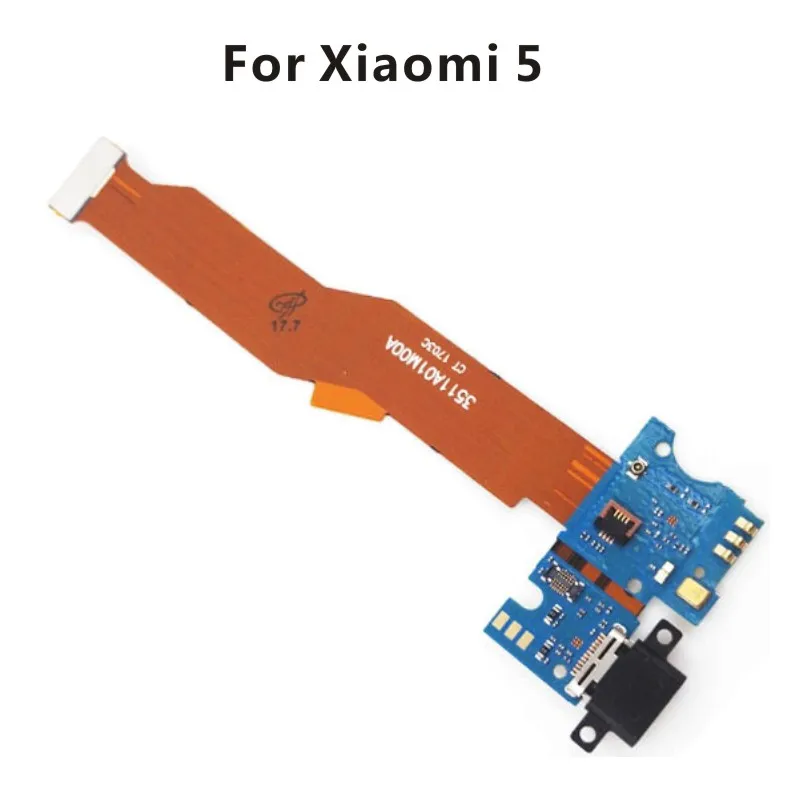 USB порт для подключения док станции зарядный гибкий кабель Xiaomi Mi 3 4S 4 4C 5C 5S Plus