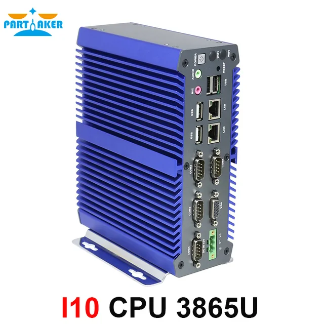 Best Offers DDR4 Mini PC Fanless PC With Kaby Lake Intel Celeron Processor 3865U 4*COM 2*LAN 2*USB3.0 *2USB2.0 Best Offers DDR4 Mini PC Fanless PC With Kaby Lake Intel Celeron Processor 3865U 4*COM 2*LAN 2*USB3.0 *2USB2.0