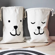 Cartoon Storage font b Bags b font font b Drawstring b font Backpack Children Room Organizer