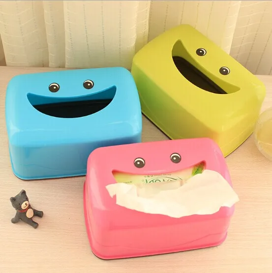 

1PC Random Color Plastic Storage Wet Tissue Box Baby Wipes Box Tissue Container Living Room Table Paper Napkin Solder OK 0052
