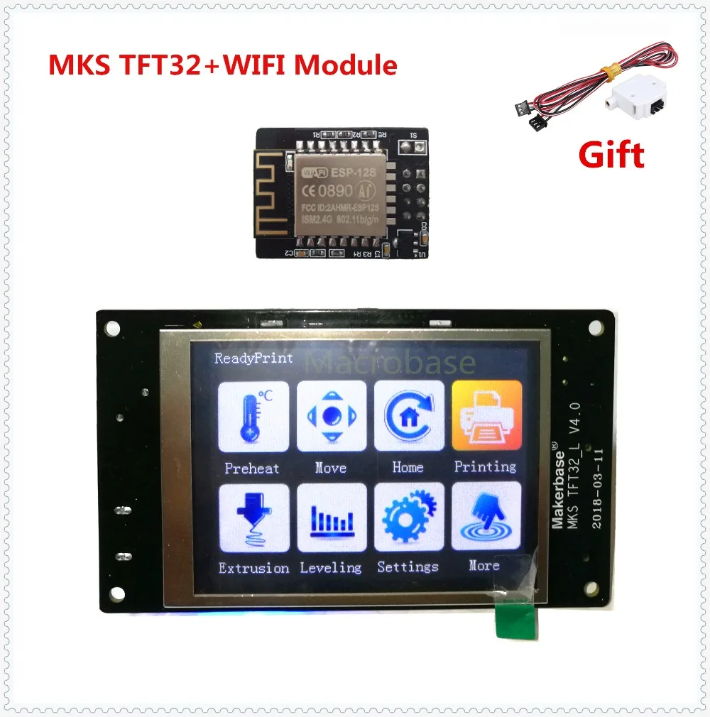MKS TFT32 V4 0 Touch Screen MKS WIFI Module Splash Lcds Smart Controller TFT 35 Touching TFT3 