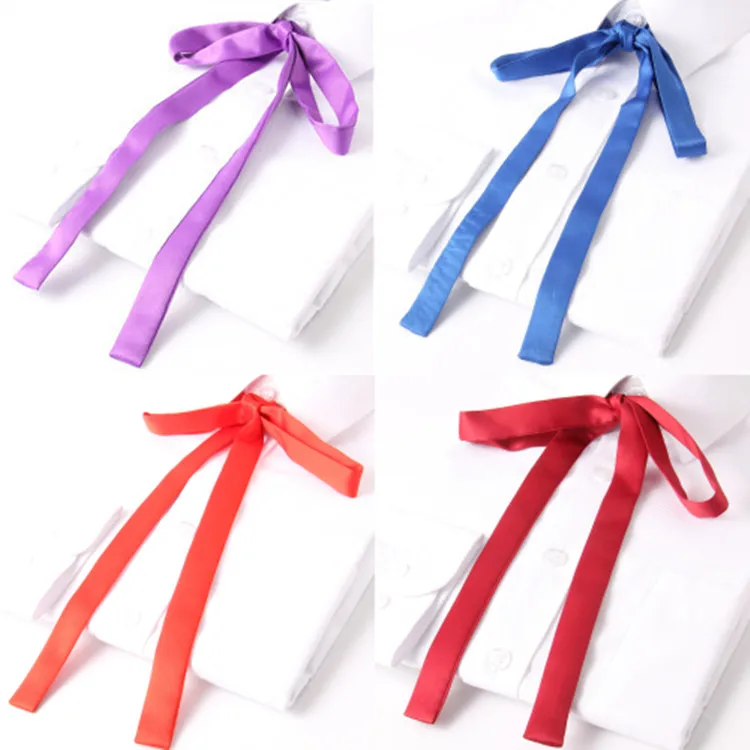 

JK Bow Tie High School Girls Tie Japanese Preppy Chic Uniform Comic and Animation Cosplay Neck Rope Butterfly Navy Blue