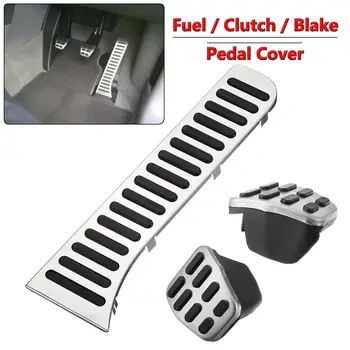 

3Pcs Car Fuel Brake Clutch Pedal Cover for VW Golf Jetta MK5 MK6 CC Scirocco
