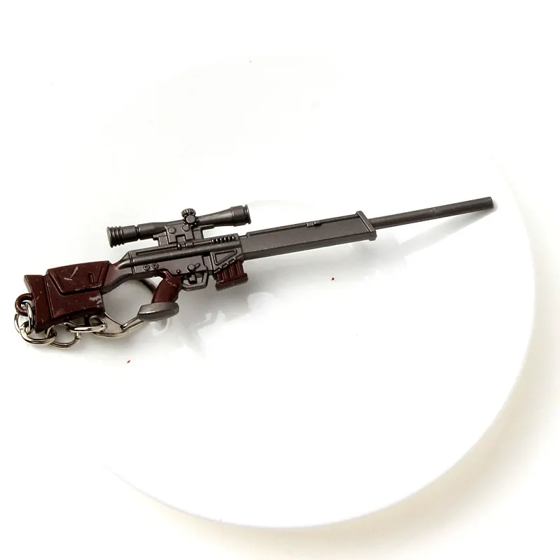 Игровой симулятор брелок в виде оружия мужской мини M4A1 AK47 мужской брелок пистолет автомобильный брелок кабель UL AWM снайперской винтовки, ювелирное изделие, подарок - Цвет: M4