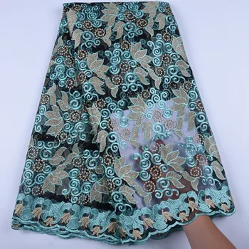 

African Lace Fabric High Quality French Lace Fabric 2019 Nigerian Laces Guipure Embroidery Fabric For Women Parties Dress 1179