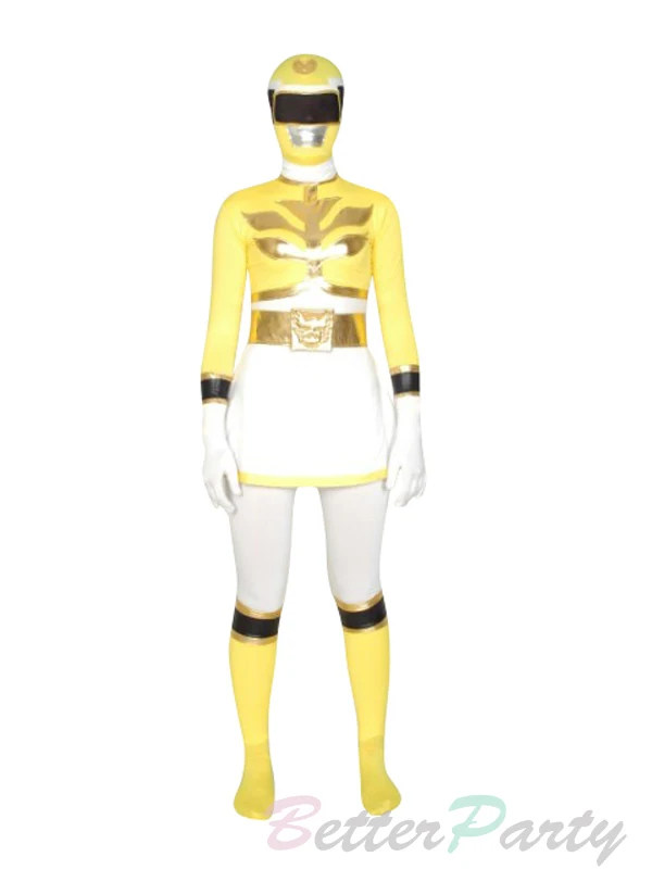 Супер Sentai серия Tensou Goseiger костюмы спандекс лайкра полный корпус