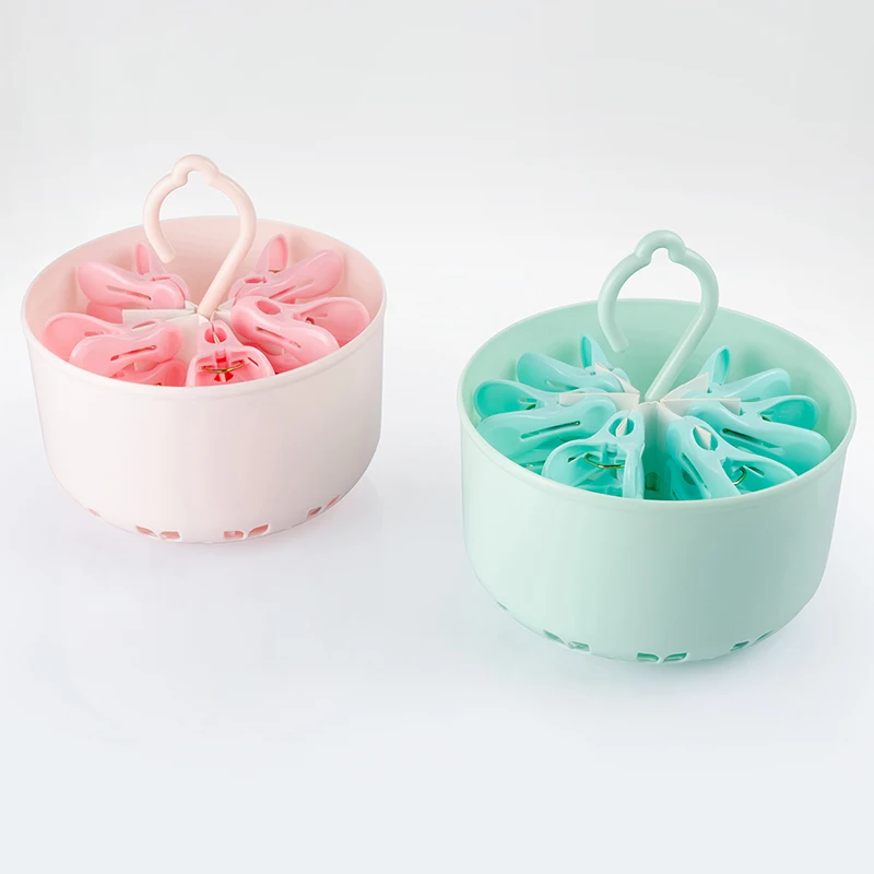 

Multi-function strong wind drying Clothes clip with storage basket 15.8*9.4cm free shipping