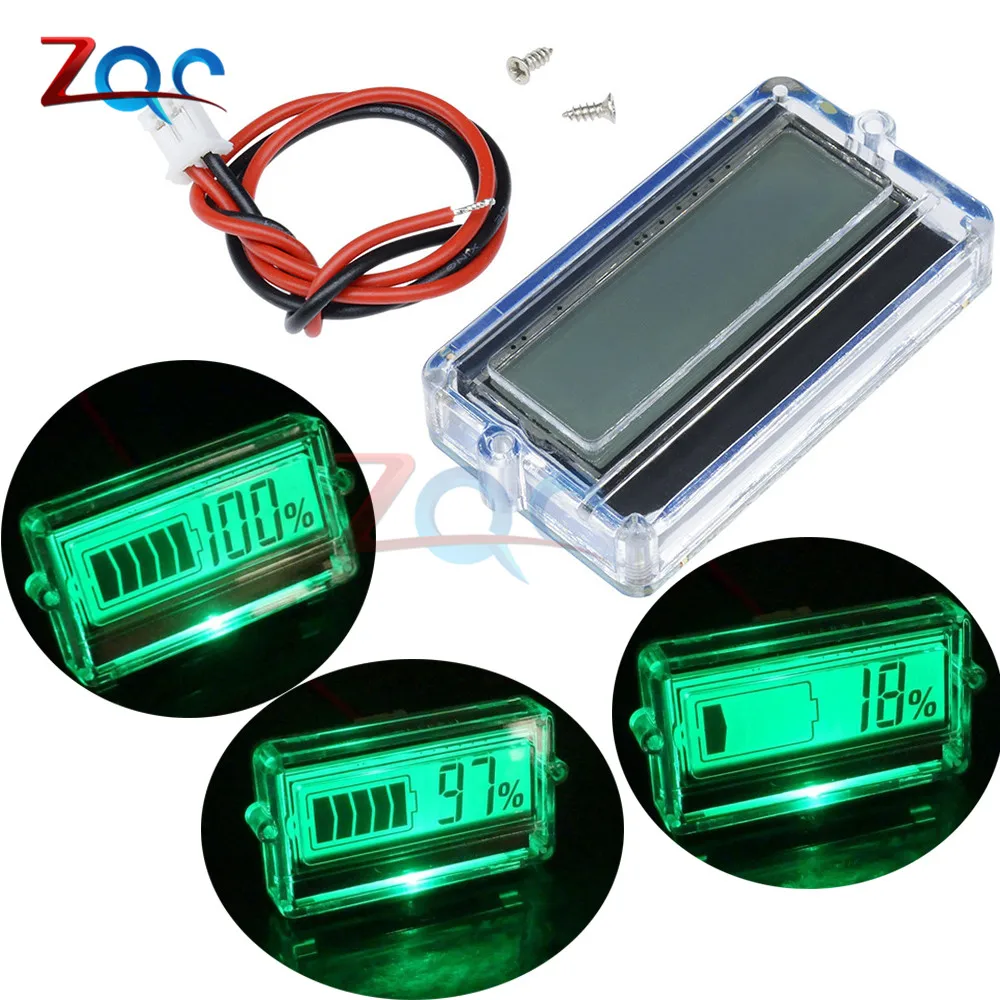 

12V 24V 36V 48V LCD car Acid Lead Lithium Battery Capacity Indicator Digital Voltmeter Voltage Tester