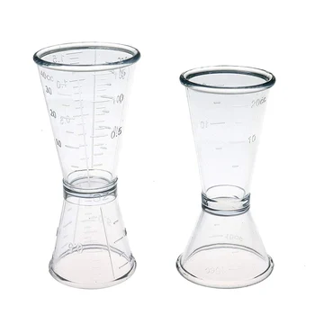 

40CC 20CC PC Double Jigger Cocktail Drink Mixer Measuring Cup Jigger Measurer Set Bar Tools