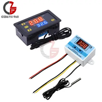 

DC 12V 24V 110V 220V AC 20A LED Digital Temperature Controller Thermostat Thermometer Temperature Control Switch Sensor Meter