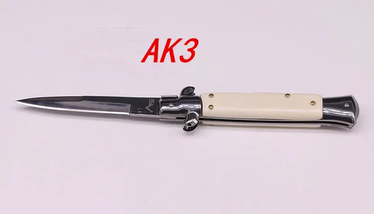 Складной нож итальянский AKC godfather 440C оболочка 58HRC Высокое качество открытый портативный складной нож походные тактические ножи