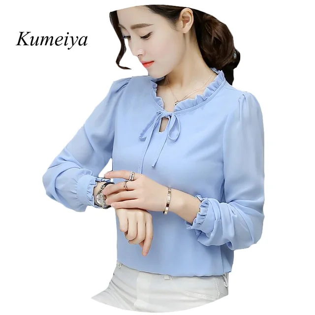 Otoño mujer blusa nueva moda 2019 camisas de oficina