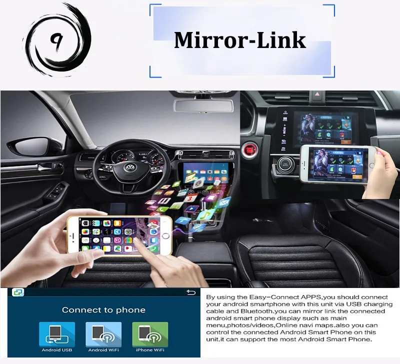 Perfect Android 5.1 Quad Core 9 Inch Car DVD Player for Honda city Bluetooth GPS Navi Car Stereo Radio 3g/WIFI free map 14