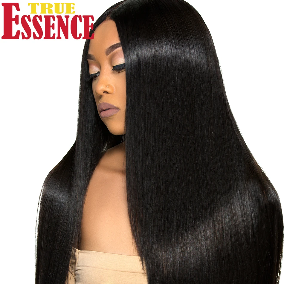True Essence Hair 360 Lace Frontal Wig Pre Plucked With Baby Hair 150%  Density Straight Human Hair Wigs For Black Women - Salon Wigs - AliExpress