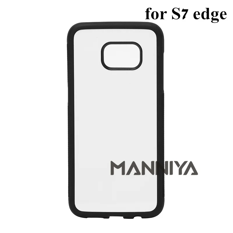 imágenes para MANNIYA En Blanco Sublimación 2D caucho de TPU + de la PC para Samsung Galaxy S7 borde con Inserciones De Aluminio Envío Gratis! 50 unids/lote imágenes para MANNIYA En Blanco Sublimación 2D caucho de TPU + de la PC para Samsung Galaxy S7 borde con Inserciones De Aluminio Envío Gratis! 50 unids/lote