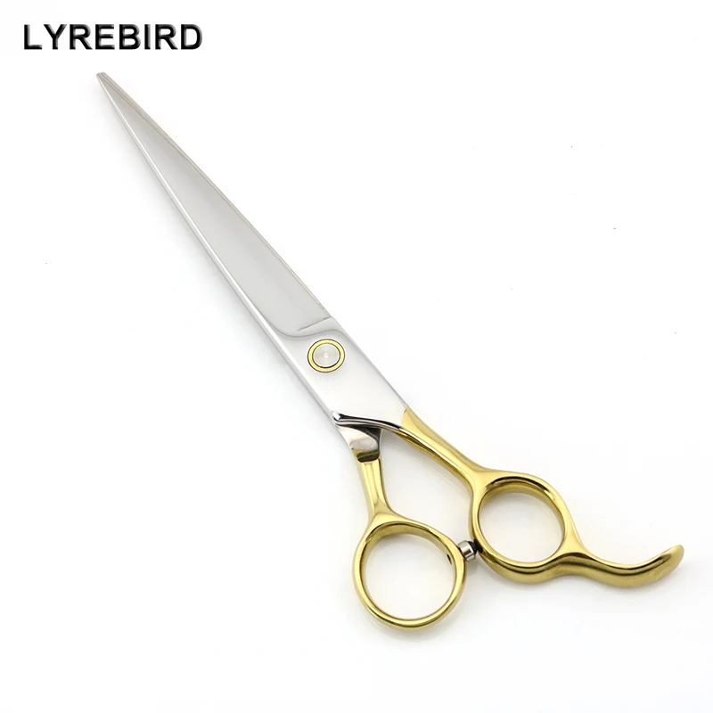 

Professional Pet Grooming Scissors 7.5 INCH Dog Grooming Shears Pet Straight Scissors Silver LYREBIRD NEW