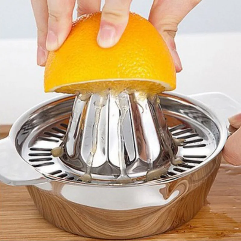 

Mini Juicer Handhold Orange Lemon Juice Maker Steel Manual Squeezer Press Squeezer Citrus Juicer Mini Home Appliances Stainless