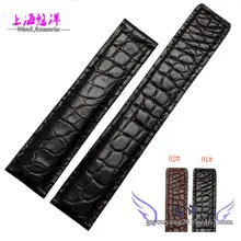 Alligator leather strap adapter TAG card laila inheritance 6 19 20 22 mm band