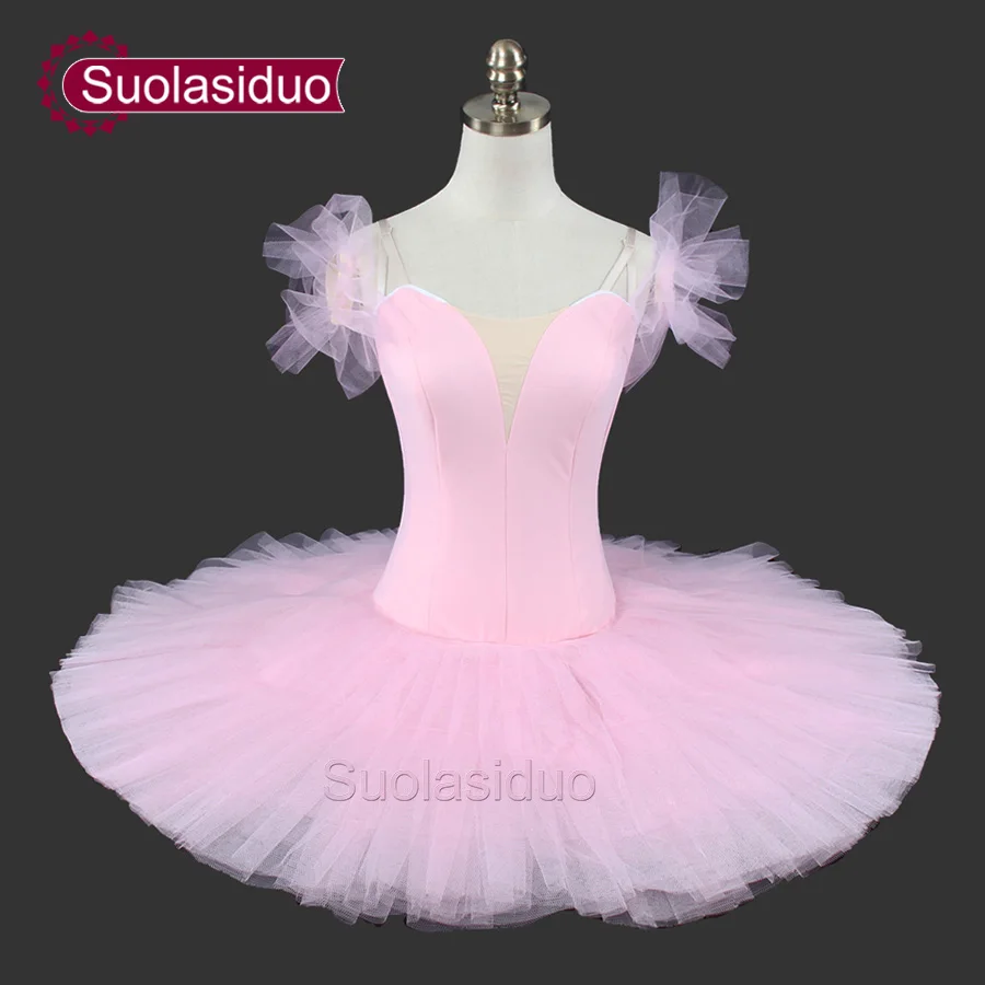 Pink Ballet Tutu For Girls No Decorations Professional Ballet Tutu