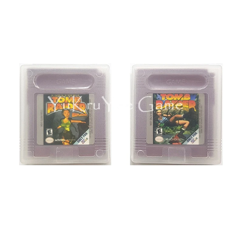 

Tombraider Series Video Game Cartridge Console Card for 16 Bit Handheld Console English Version
