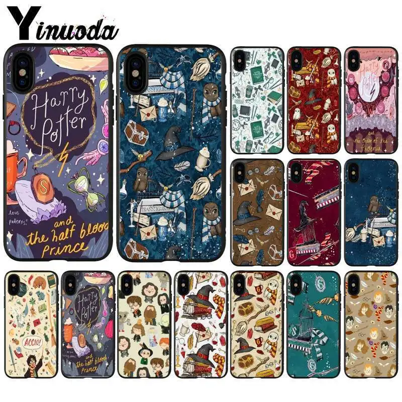

Yinuoda HarryPotter High Quality Phone Cover Shell for iPhone i8 i7 i6 i6S Plus i5S iX iXR XS MAX Case Cover
