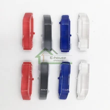 Botão de substituição para r, vermelho/preto/azul/branco, cor l r, botão para psp2000 psp3000, esquerda e direita, botão lr para psp 2000 3000