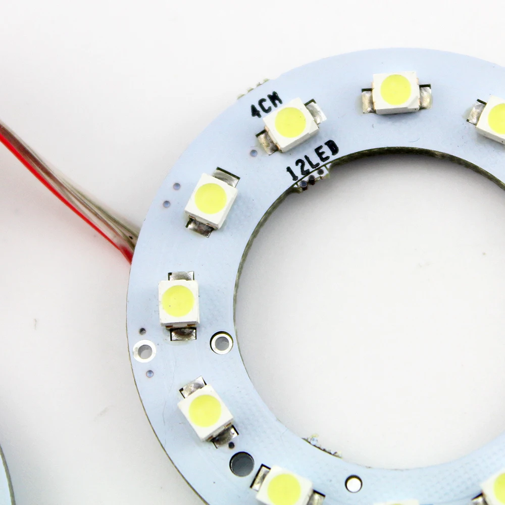 2 шт. YM E Bright Angel Eye 40 мм 1210 12 светодиодов 3528 4 см кольца В постоянного тока SMD для