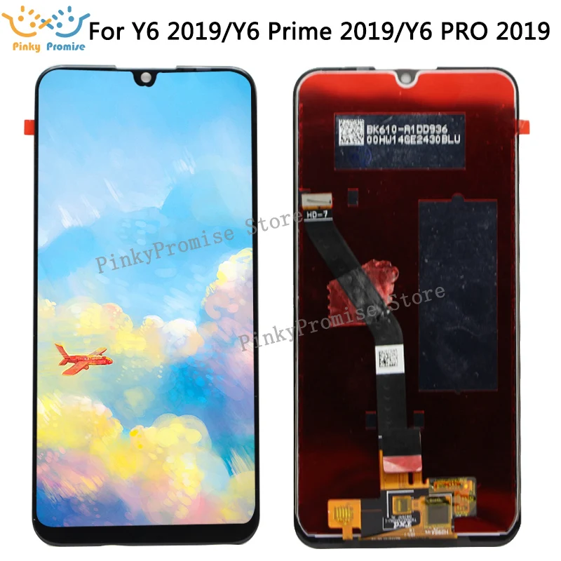 6 09 &quotAAA Оригинальный ЖК дисплей для Huawei Y6 Prime 2019 Pro кодирующий преобразователь