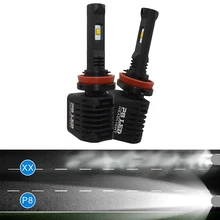 Auto LED Headlight P8 40W 3000 4000 5000 6000 5202 D1 D2 D3 D4 H15 H8 H9 H11 H16 HB3 H10 9005 HB4 9006 H7 9012 PSX24W PSX26W