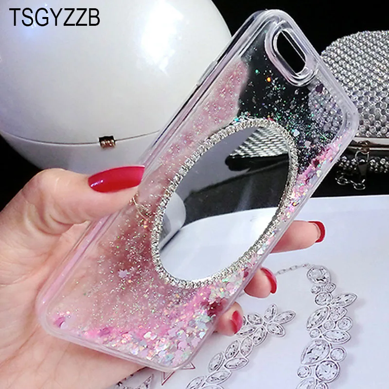 

For Huawei Honor 9 10 Lite 8 V8 7X 6X 5X Case Glitter Dynamic Liquid Quicksand Phone Back Cover For Huawei Mate 8 9 Pro 10 Lite