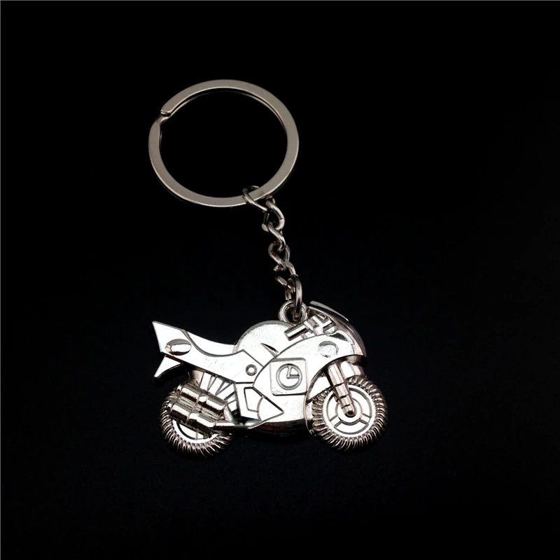 Fashion Classic Simulation Model Motorcycle Keychain Cool Motorbike Key