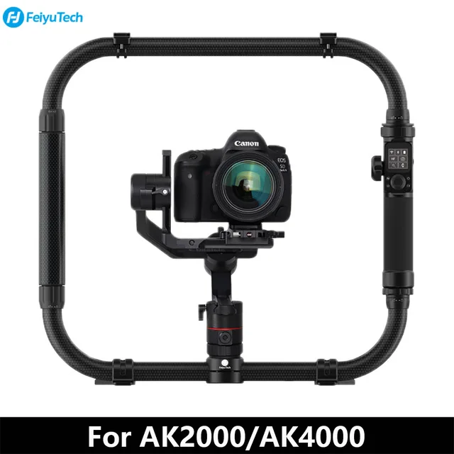 FeiyuTech AK2000 3-осевой Камера ручной шарнирный стабилизатор для камеры GoPro MaxLoad 2,8 кг для Nikon D850 sony A9 A7III A7S A7R Canon 5diii 5DSR - Цвет: Handhel Grip