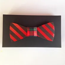 Галстук-бабочка винного цвета галстук для мальчиков Новая мода ручной работы в стиле ретро деревянный галстук-бабочка для мужчин с бабочкой галстуки мужские галстуки