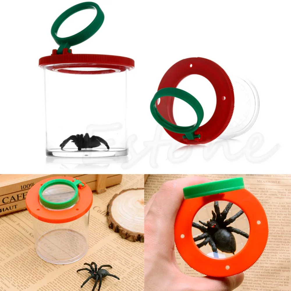 

Bug Box Magnify Insect Viewer Entomologists 2 Lens Magnification Childs Toy New t22