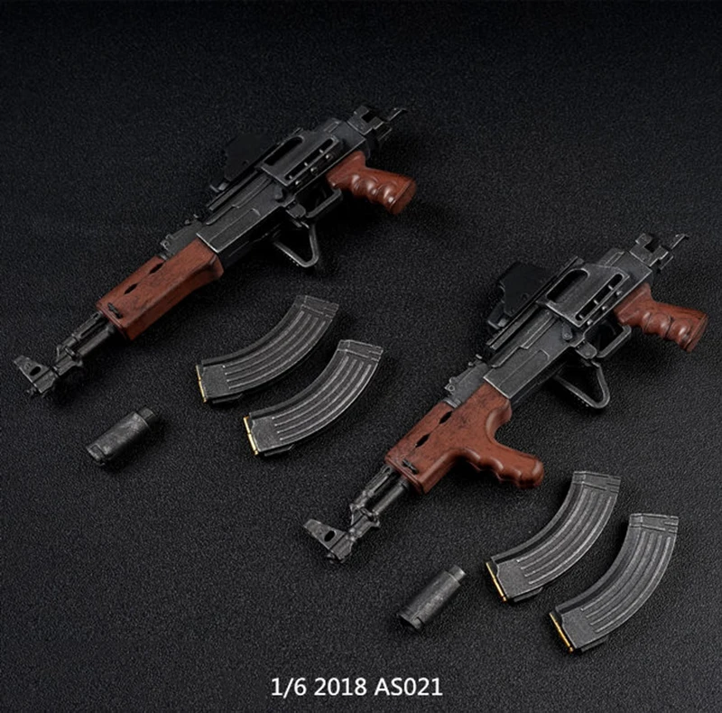 1/6 масштабная фигурка аксессуар AK47 деревянная версия тактическая модель оружия с/без захвата для 1" фигурка