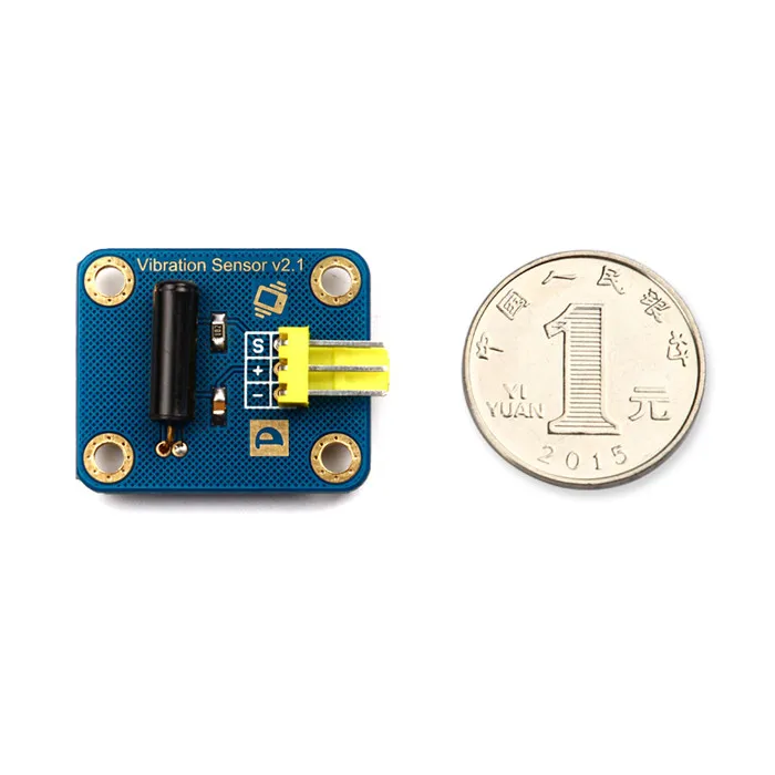 Датчик вибрации цифровой датчик вибрации переключатель электронный строительный блок черные электронные аксессуары