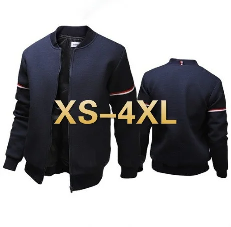 Zogaa New Mens Simple Cardigan Coat Slim Jacket XS-4XL csual mens overcoat solid thick clothes spring autumn jacket for men