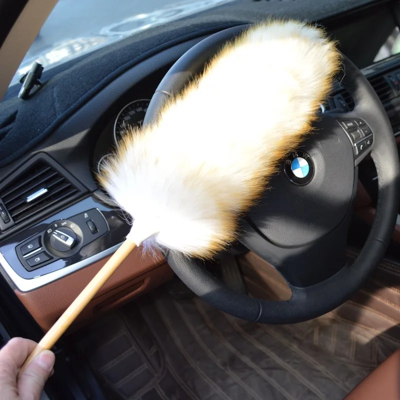 10Pcs/Carton Free Shipping Household Cleaning 100 Sheepskin Duster