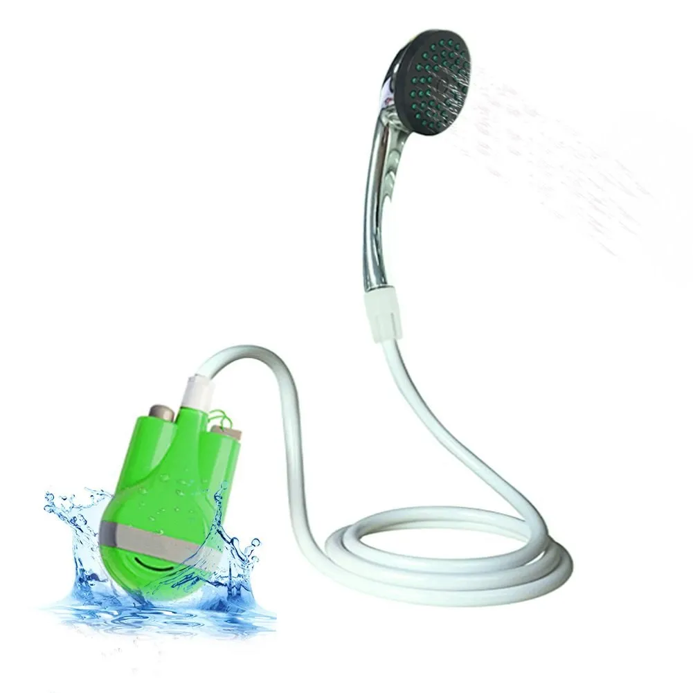 Portable outdoor shower USB Shower camping car Water Pump Rechargeable