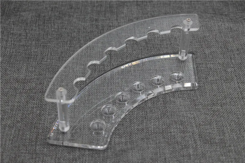 

1pcs epacket free shipping to USA Acrylic cigarette smoking pipe display stand shelf metal herb tobacco pipes shop rack bracket