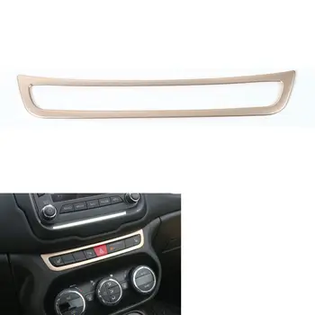 

4 Colors Available Interior Warning Lights Switch Button Cover Trim Frame Decoration For Renegade 2015 2016 Car Styling Covers