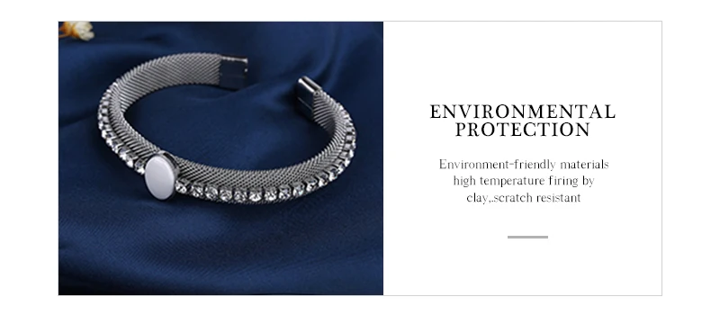Круг Керамика браслет ювелирные изделия для Для женщин модные аксессуары браслет Для женщин/Для мужчин браслет манжеты Браслеты ювелирные изделия