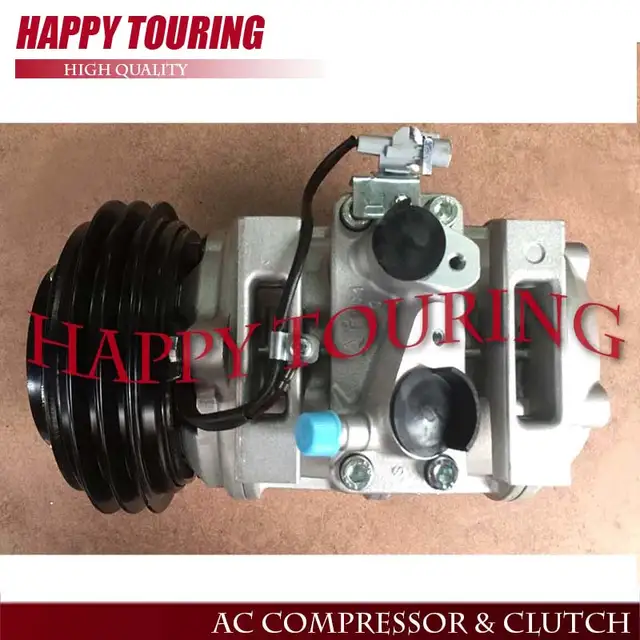 Online Auto Air Conditioning Compressor 10p30c 12v 24v For Auto Air Conditioning Compressor 10p30c 12v 24v For Toyota Coaster Mini Bus 24 Volt Pulley