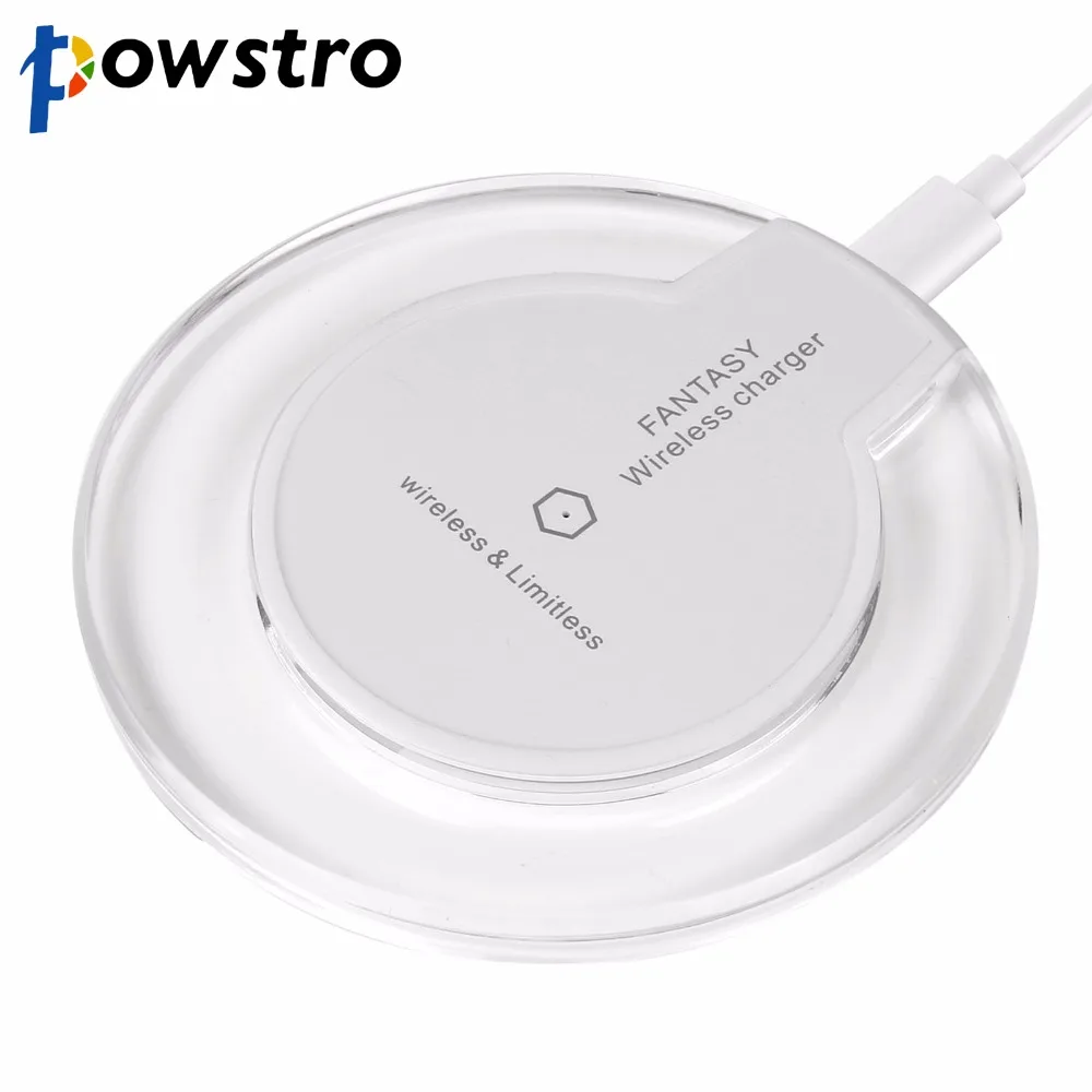 

powstro C1 Wireless Charger Qi Standard Charging Pad Super Thin Fast Charge for SAMSUNG S6 S6 Edge Plus S7 Note 5