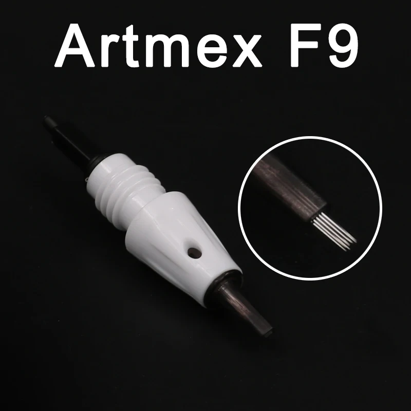 Оригинальные тату иглы Artmex V3 V6 V8 10 шт. R1 R3 R5 F3 F5 F7 F9 картридж для перманентного